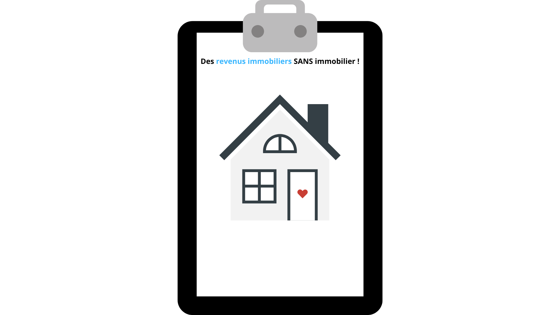 Des revenus immobiliers SANS immobilier !