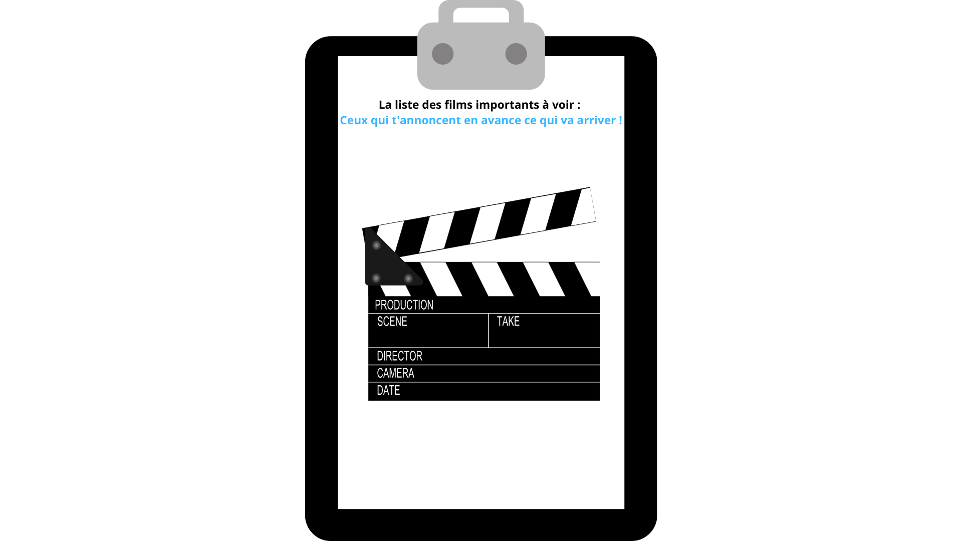 La liste des films importants à voir Ceux qui t'annoncent en avance ce qui va arriver !